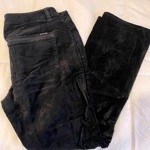 EUC WHBM Velvet Straight leg Pants 12S